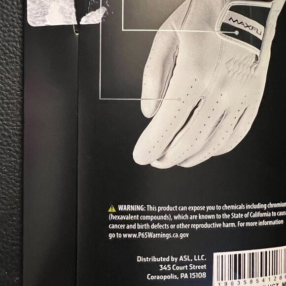 Maxfli Elite Golf Glove Cadet Left NWT Medium or Large - Picture 2 of 4